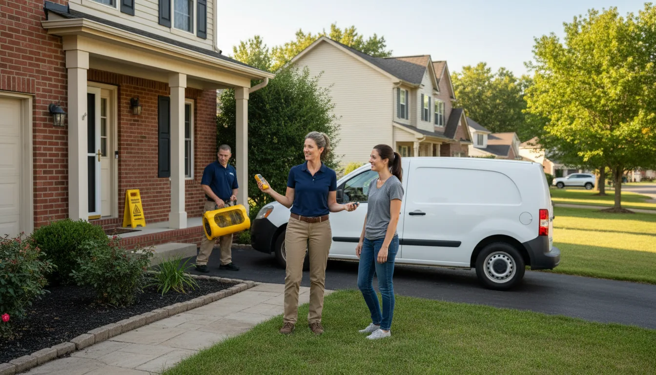Residential water damage restoration in Grand Chenier, LA
